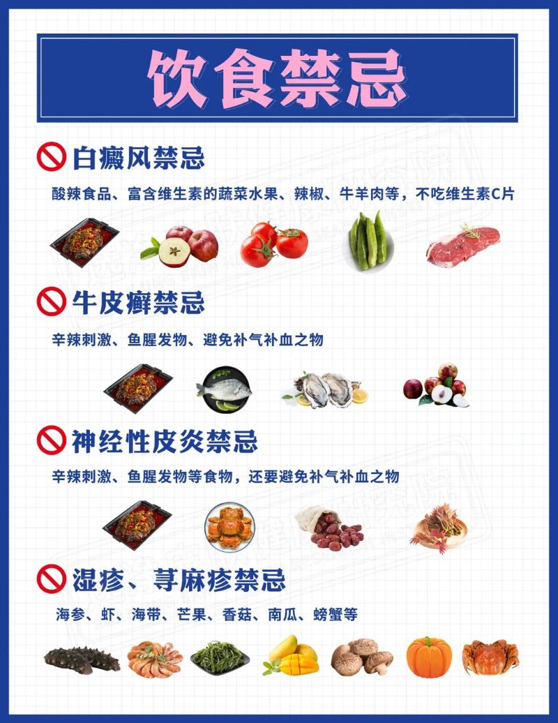 白癜风饮食禁忌